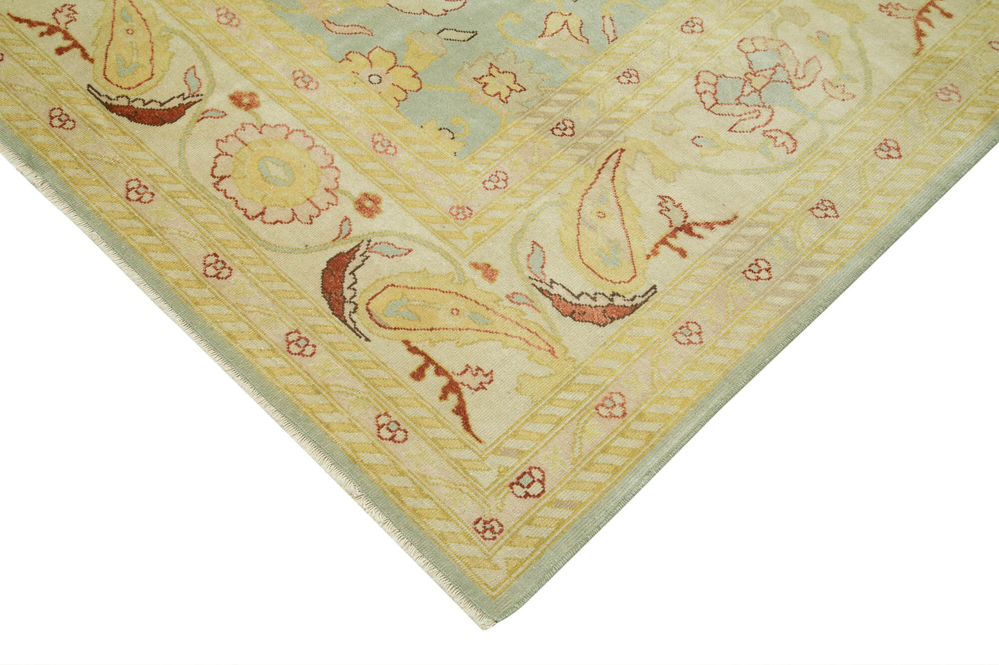 9x12 Beige Oushak Rug - 35814