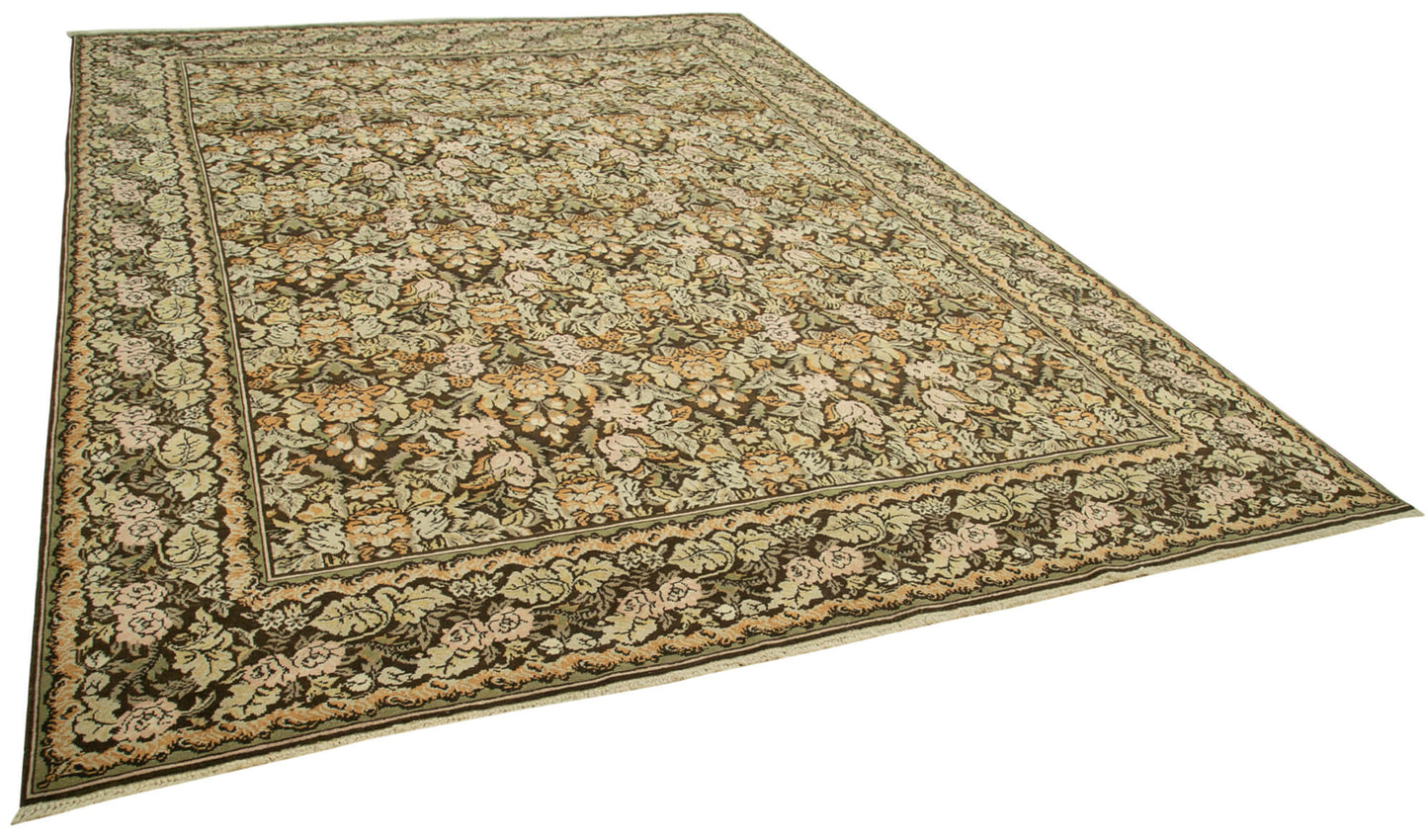 9x12 Beige Oushak Rug - 35815