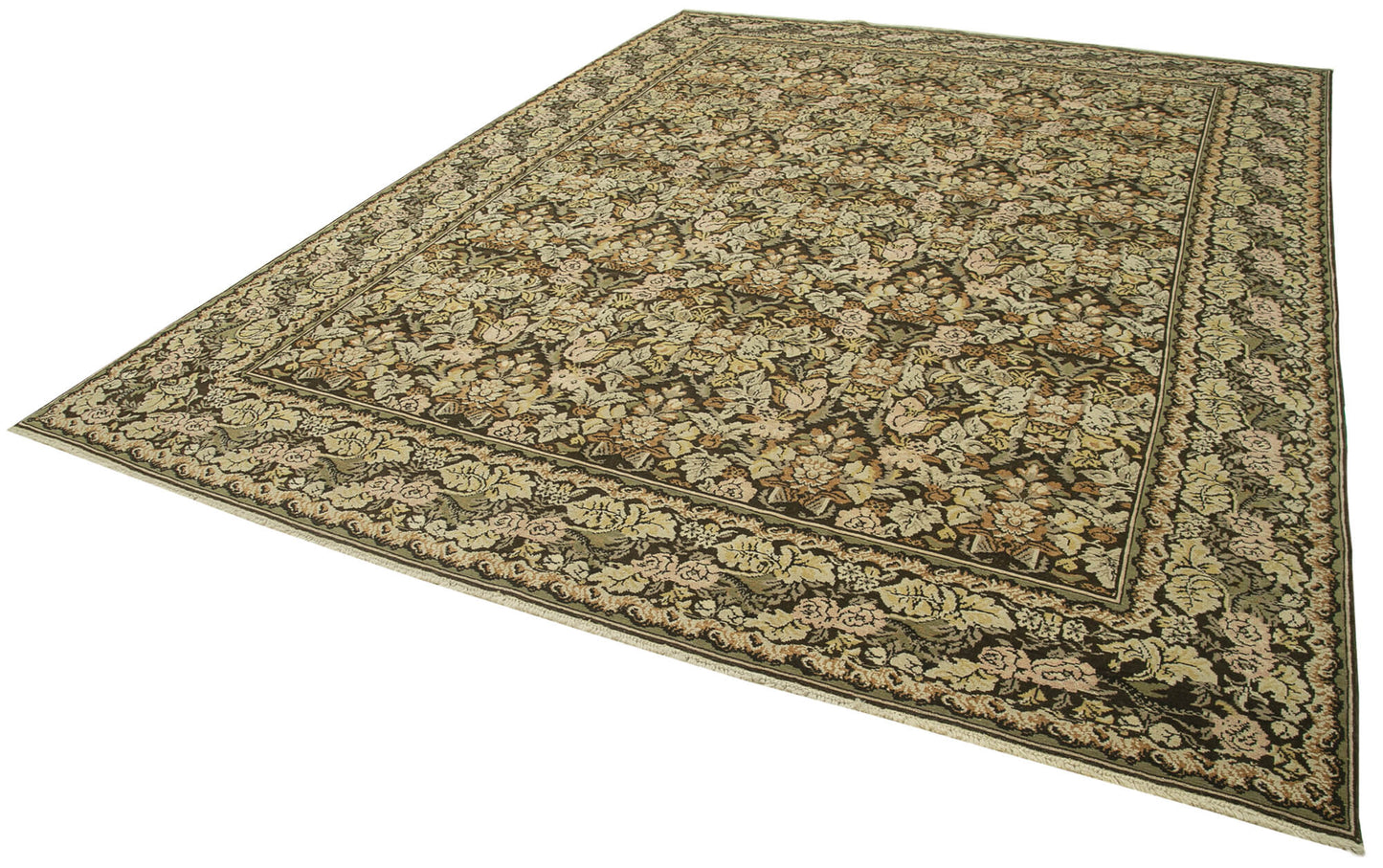 9x12 Beige Oushak Rug - 35815