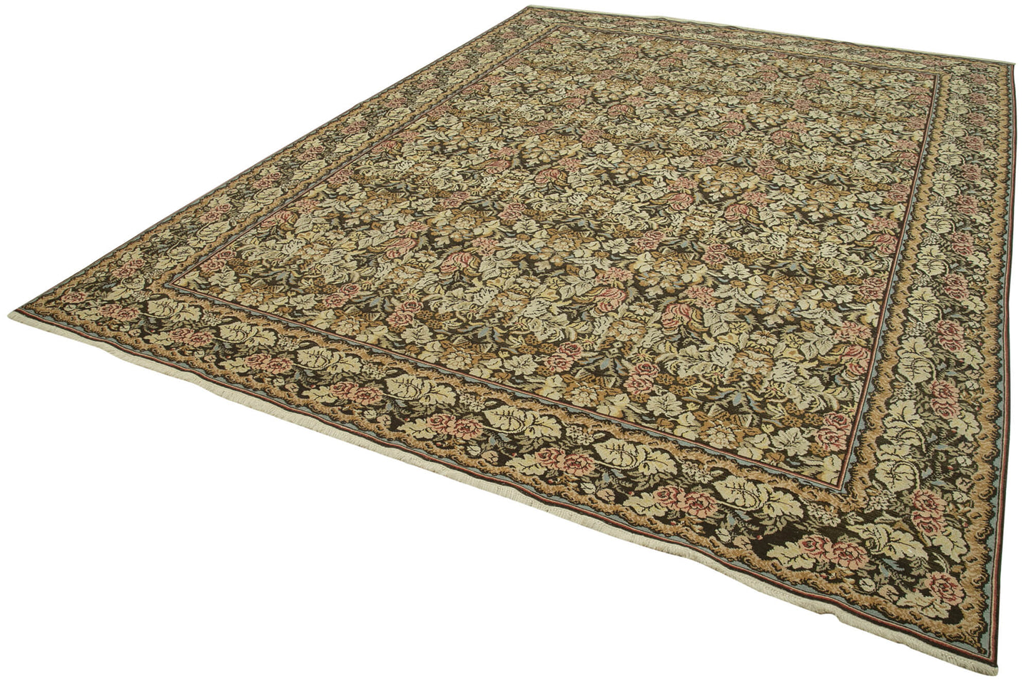 9x12 Beige Oushak Rug - 35818