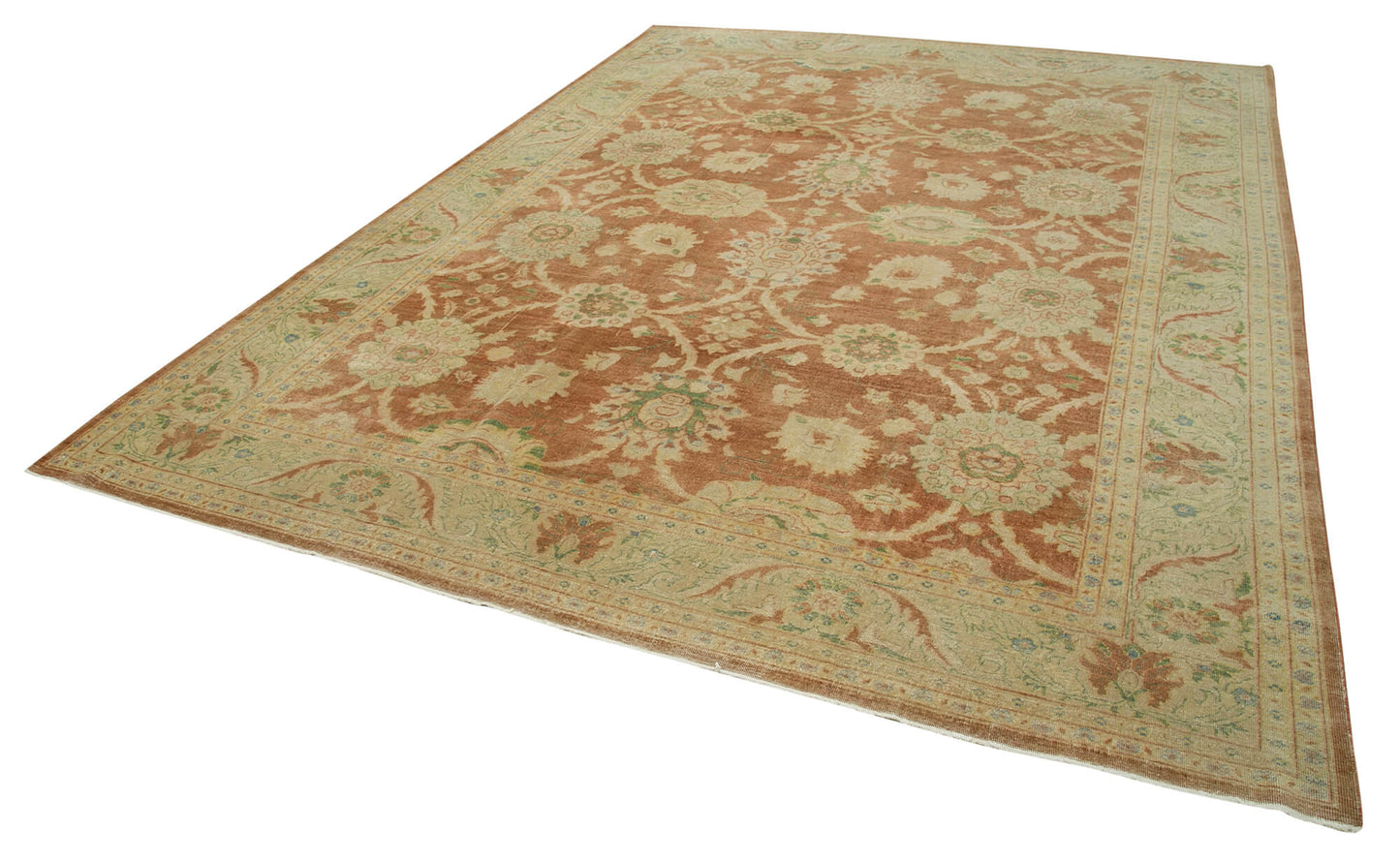 9x12 Beige Oushak Rug - 35824