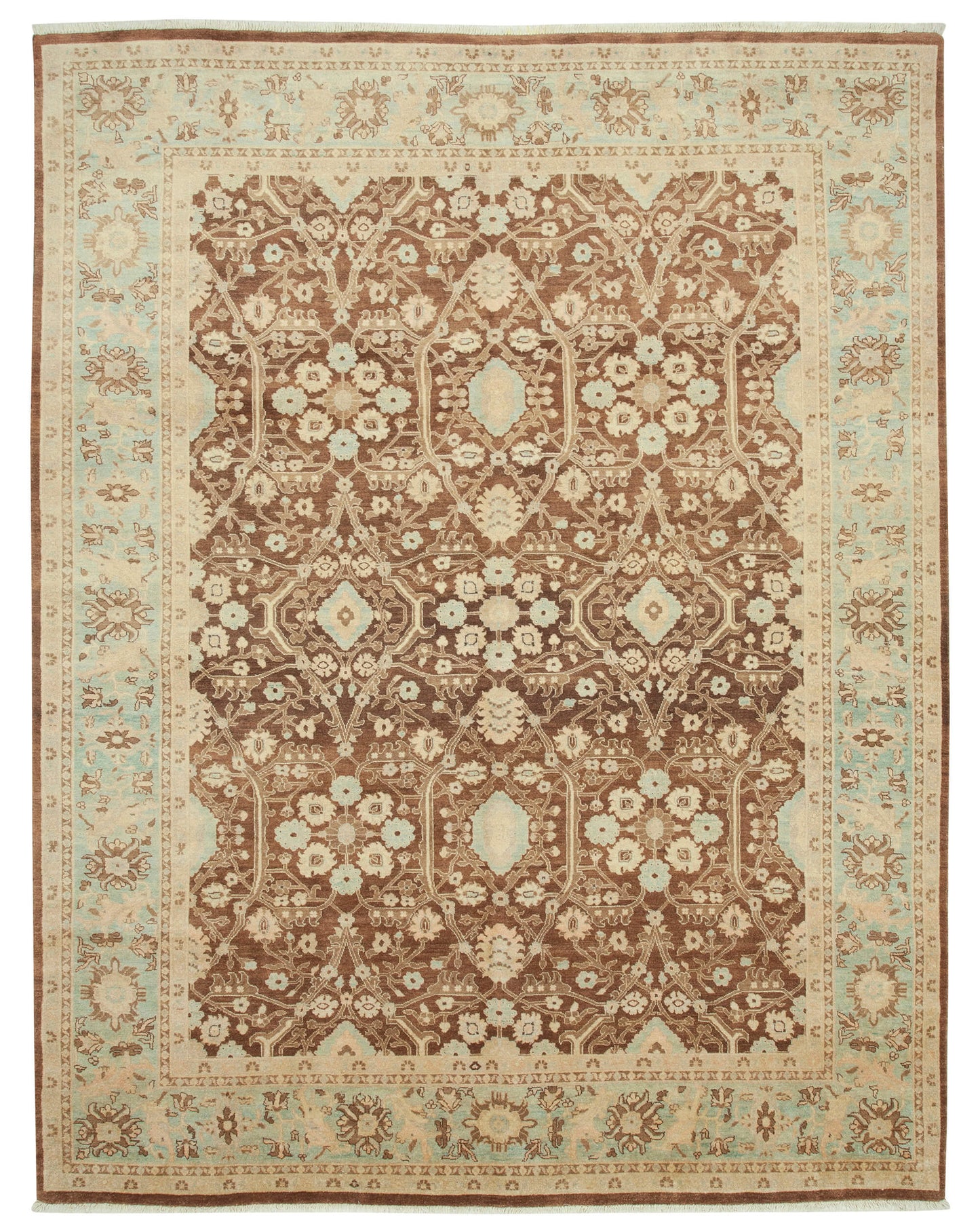 9x12 Brown Oushak Rug - 35825