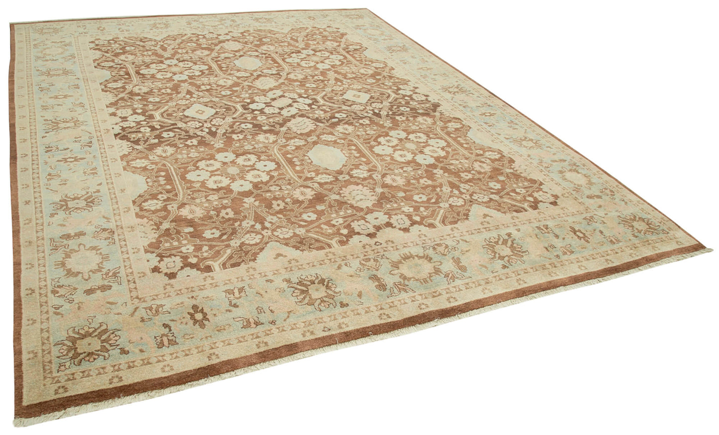 9x12 Brown Oushak Rug - 35825