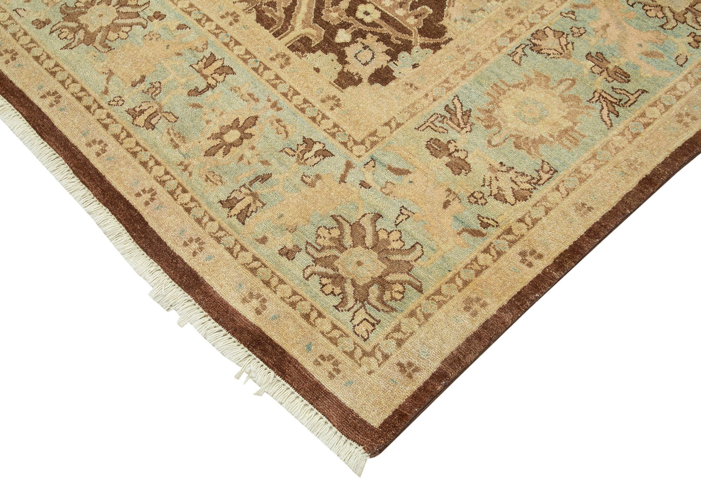 9x12 Brown Oushak Rug - 35825