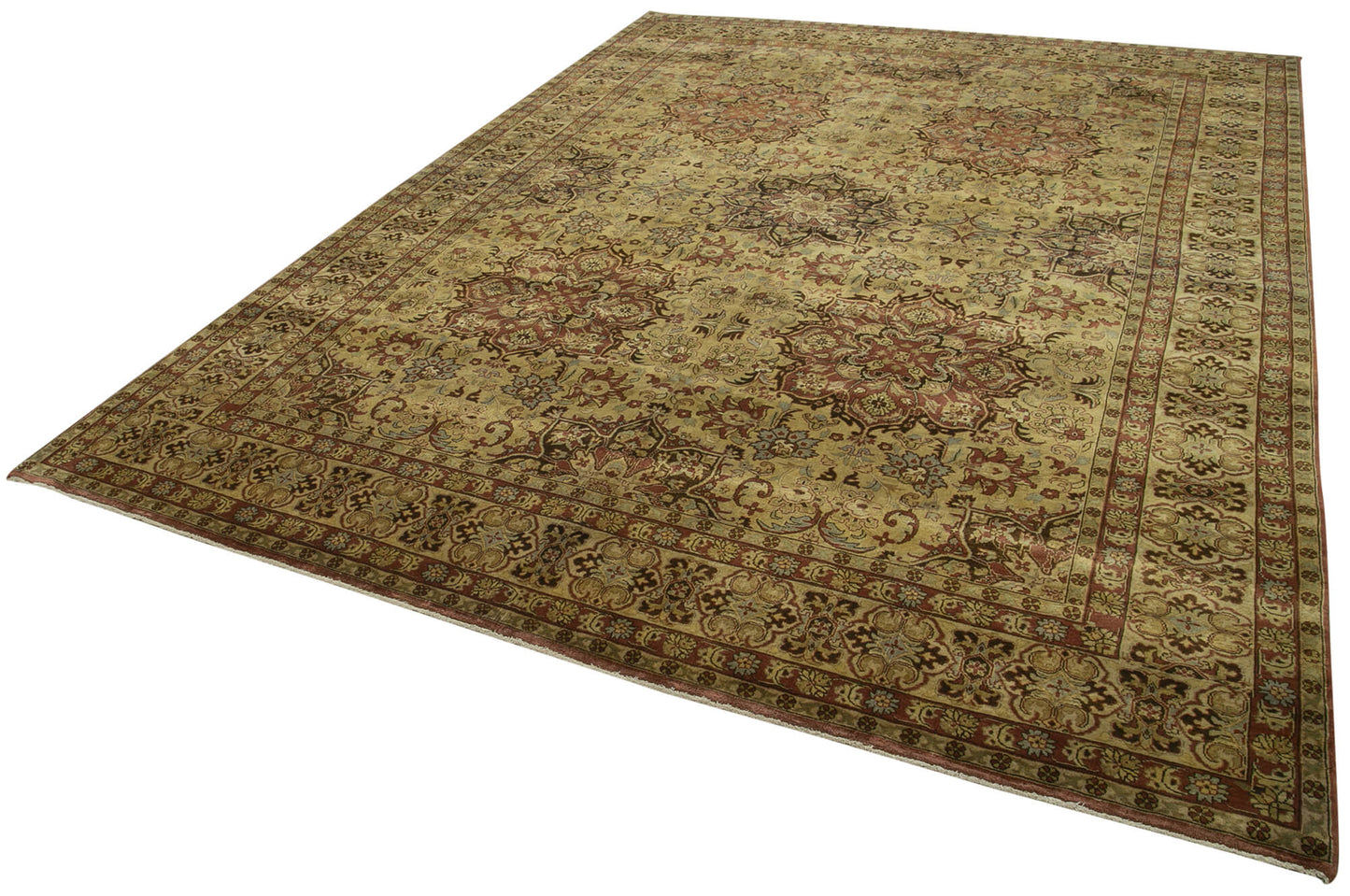 8x11 Yellow Oushak Rug - 35827