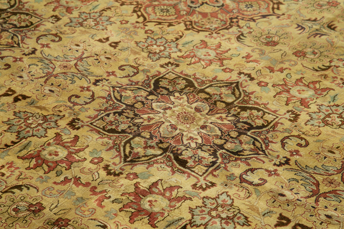 8x11 Yellow Oushak Rug - 35827