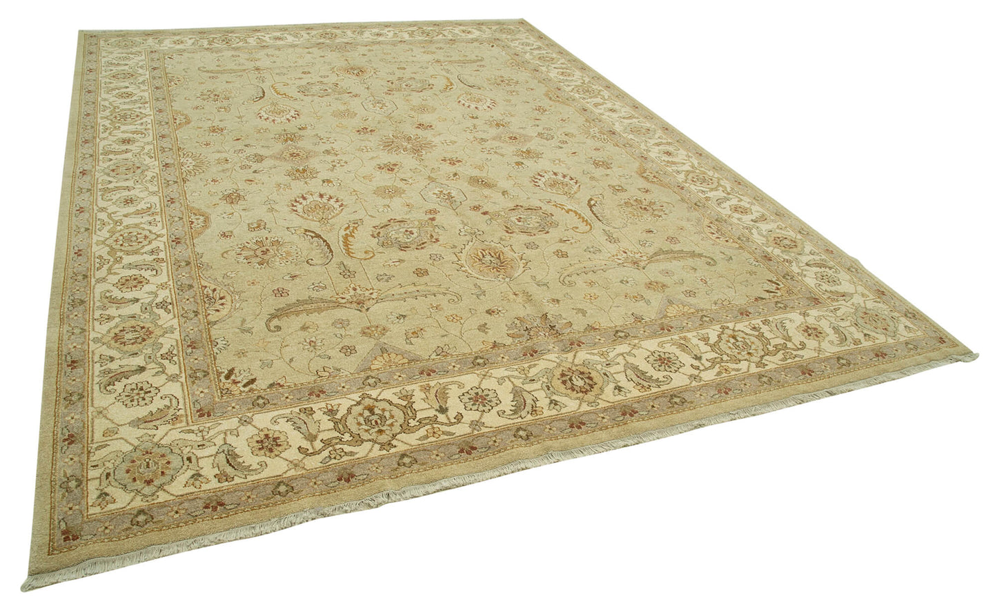 9x12 Beige Oushak Rug - 35828