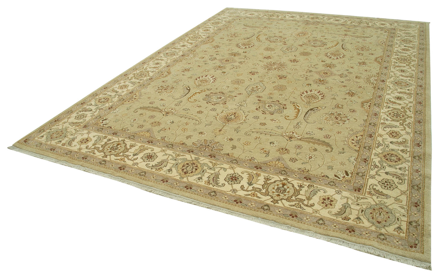 9x12 Beige Oushak Rug - 35828