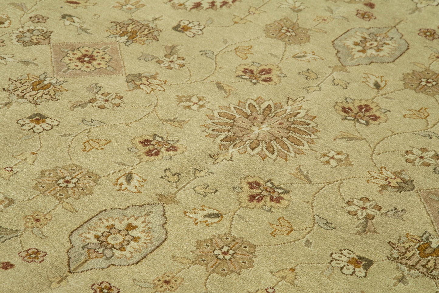 9x12 Beige Oushak Rug - 35828