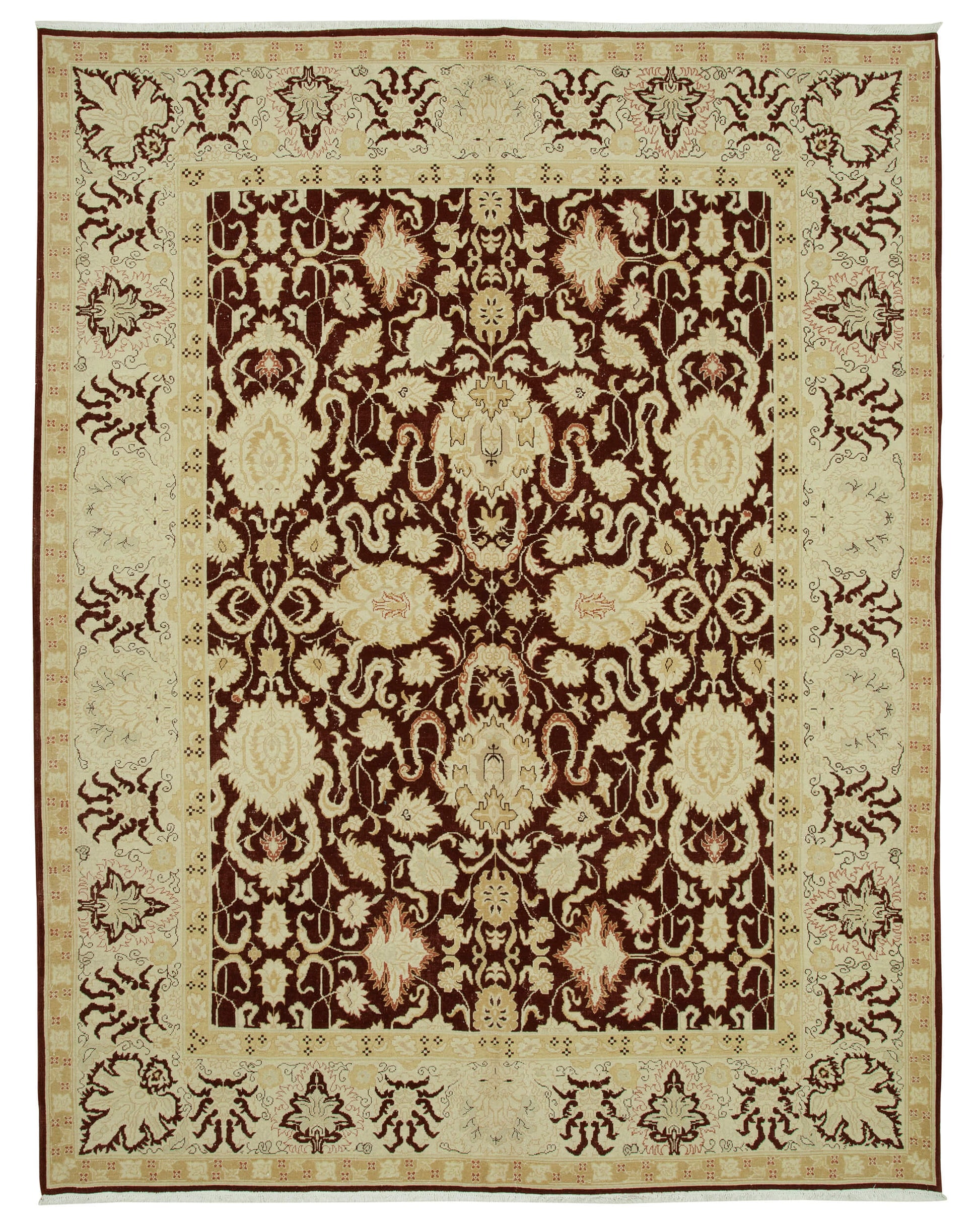 9x12 Beige Oushak Rug - 35829