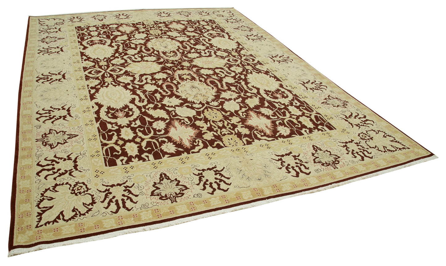 9x12 Beige Oushak Rug - 35829