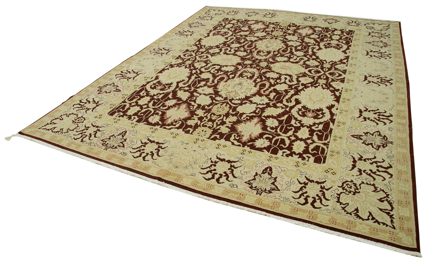 9x12 Beige Oushak Rug - 35829