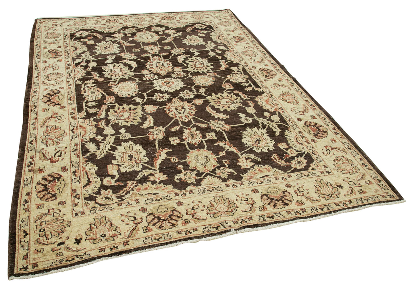 6x9 Beige Oushak Rug - 35830