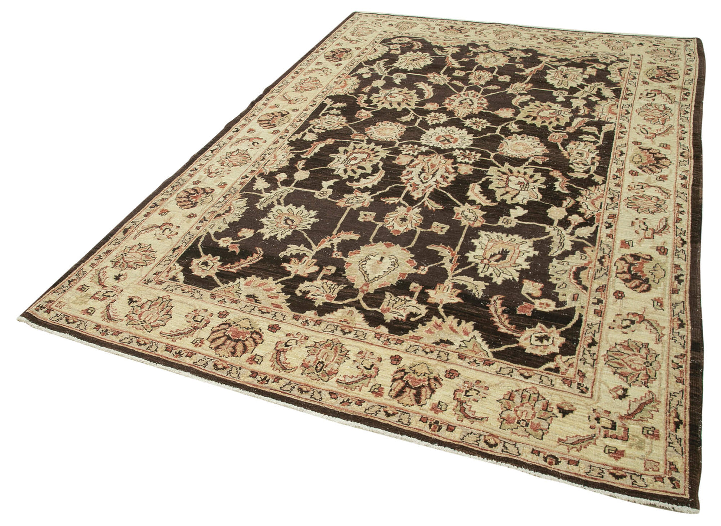 6x9 Beige Oushak Rug - 35830