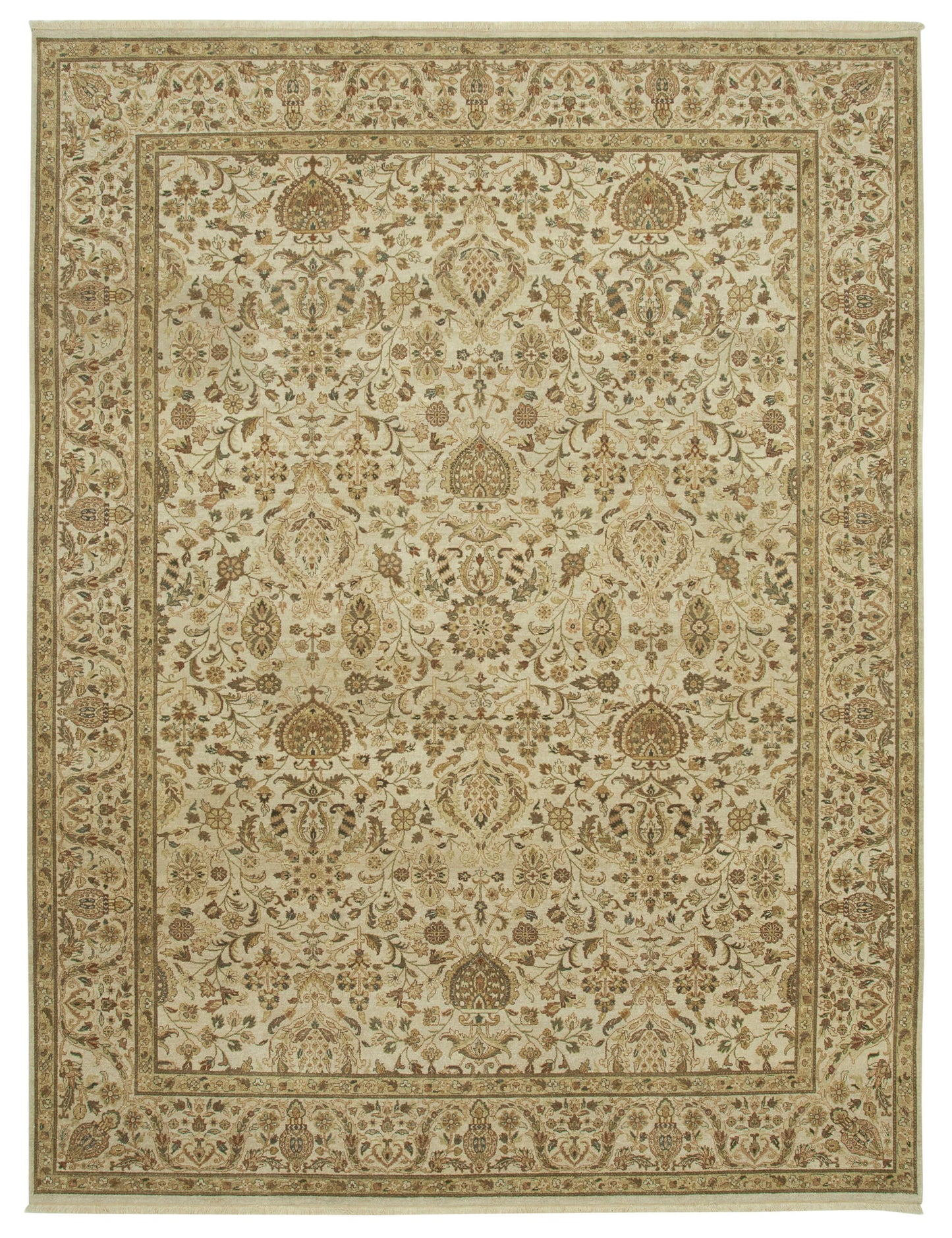 9x12 Beige Oushak Rug - 35834