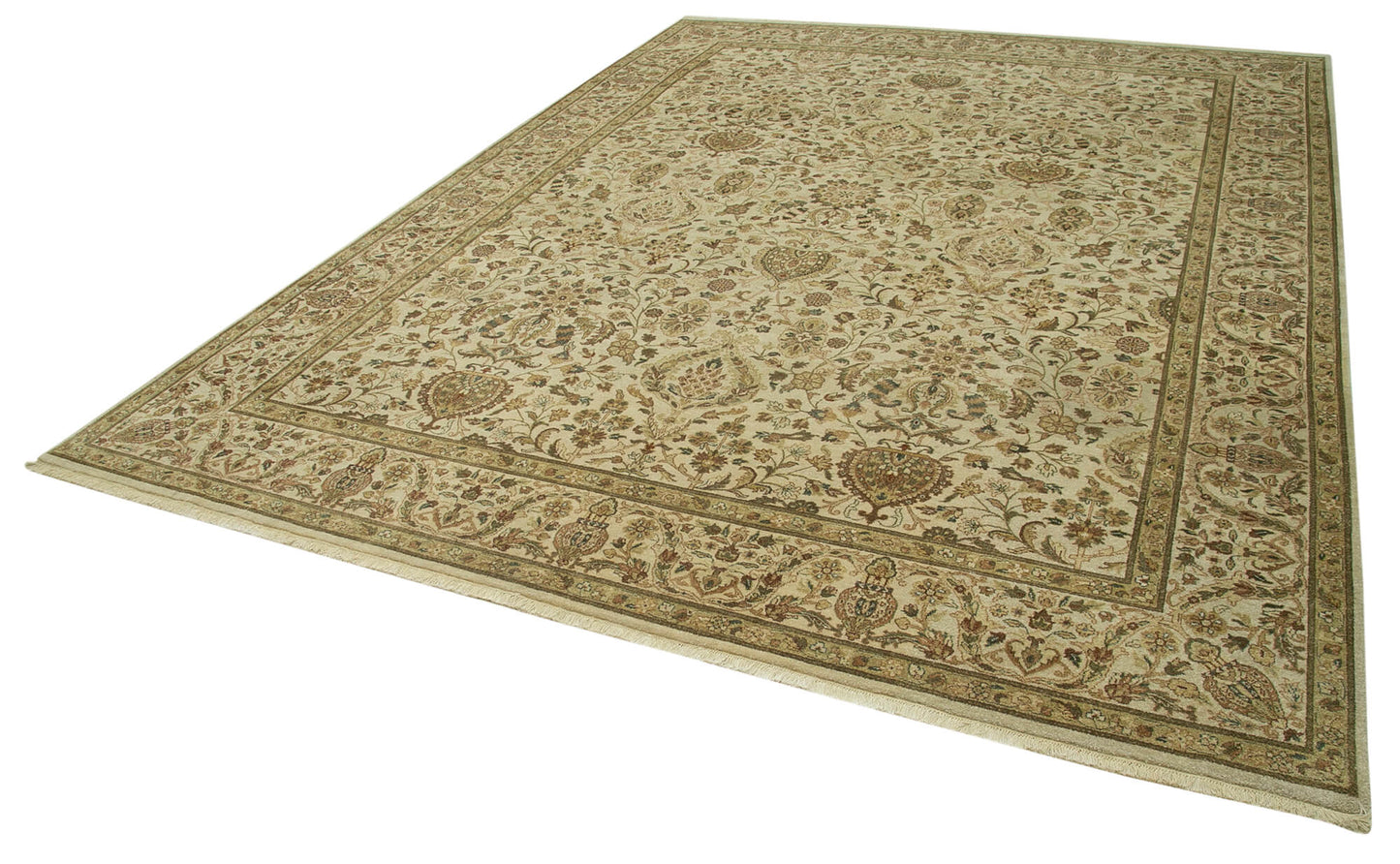 9x12 Beige Oushak Rug - 35834