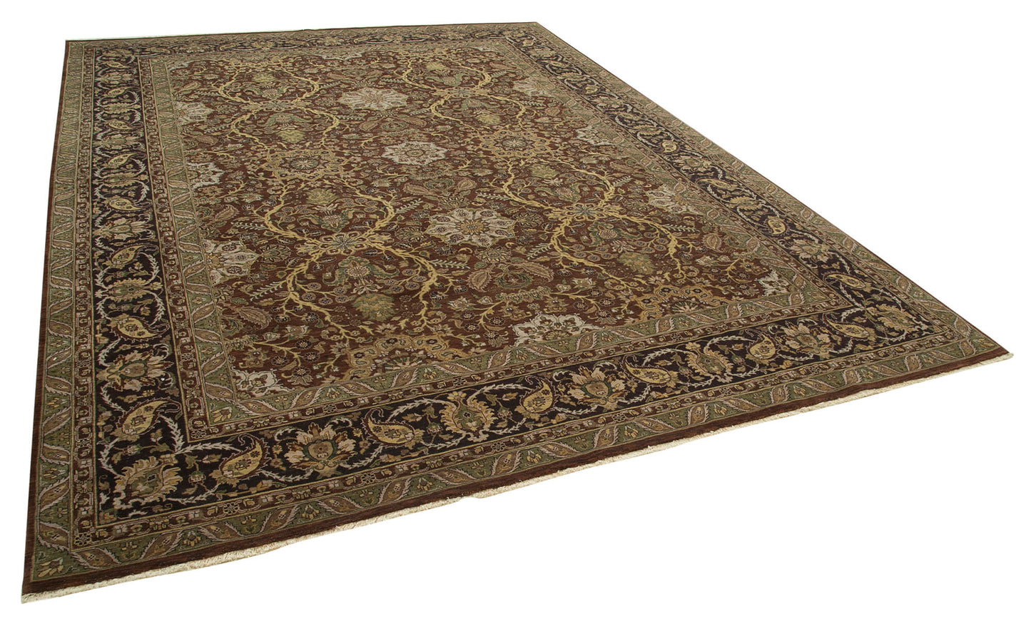 9x12 Brown Oushak Rug - 35835