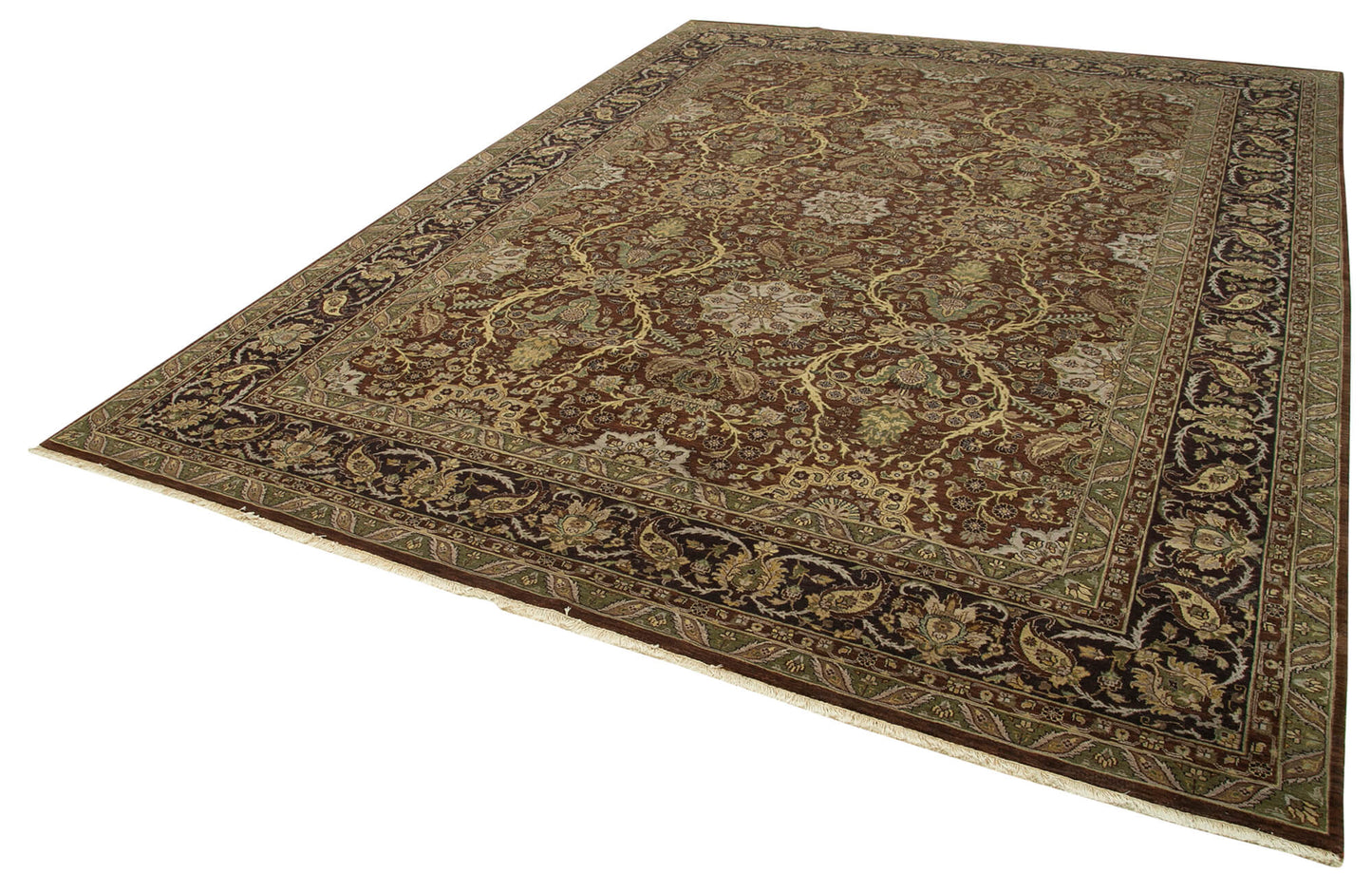 9x12 Brown Oushak Rug - 35835