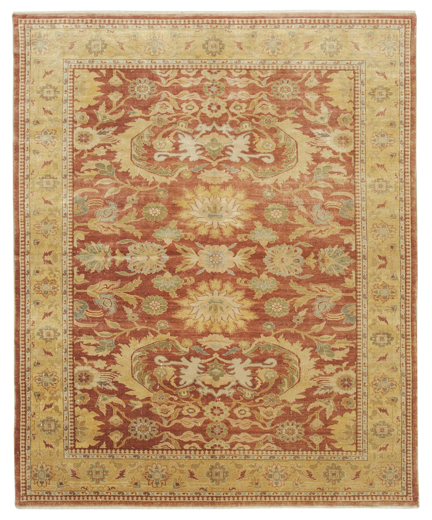 8x10 Beige Oushak Rug - 35838