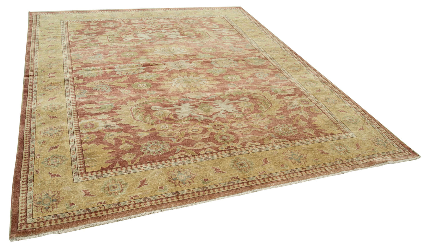 8x10 Beige Oushak Rug - 35838