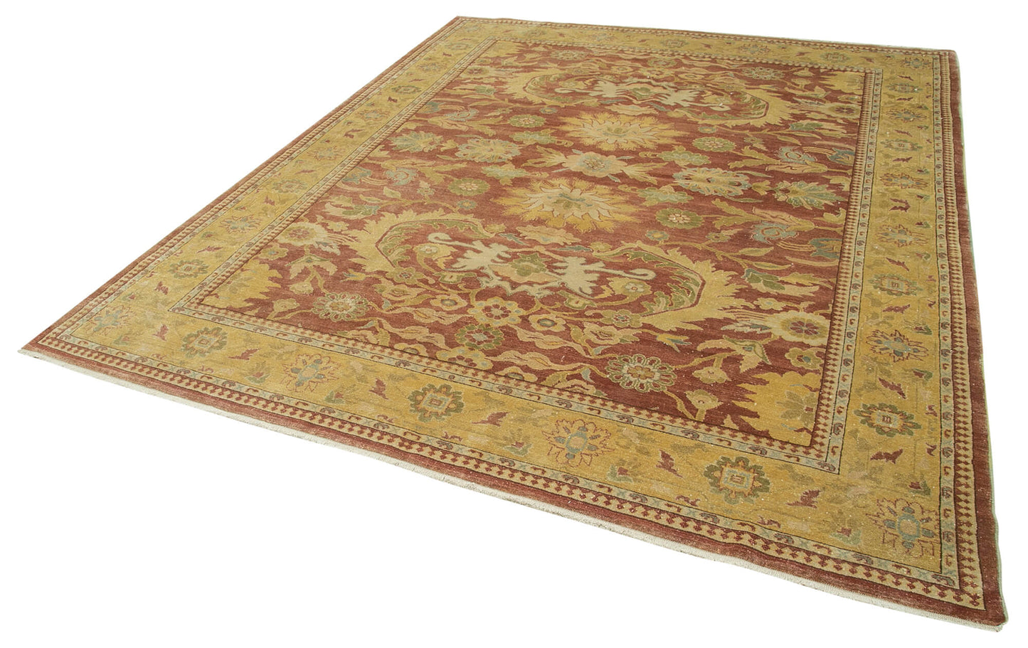 8x10 Beige Oushak Rug - 35838