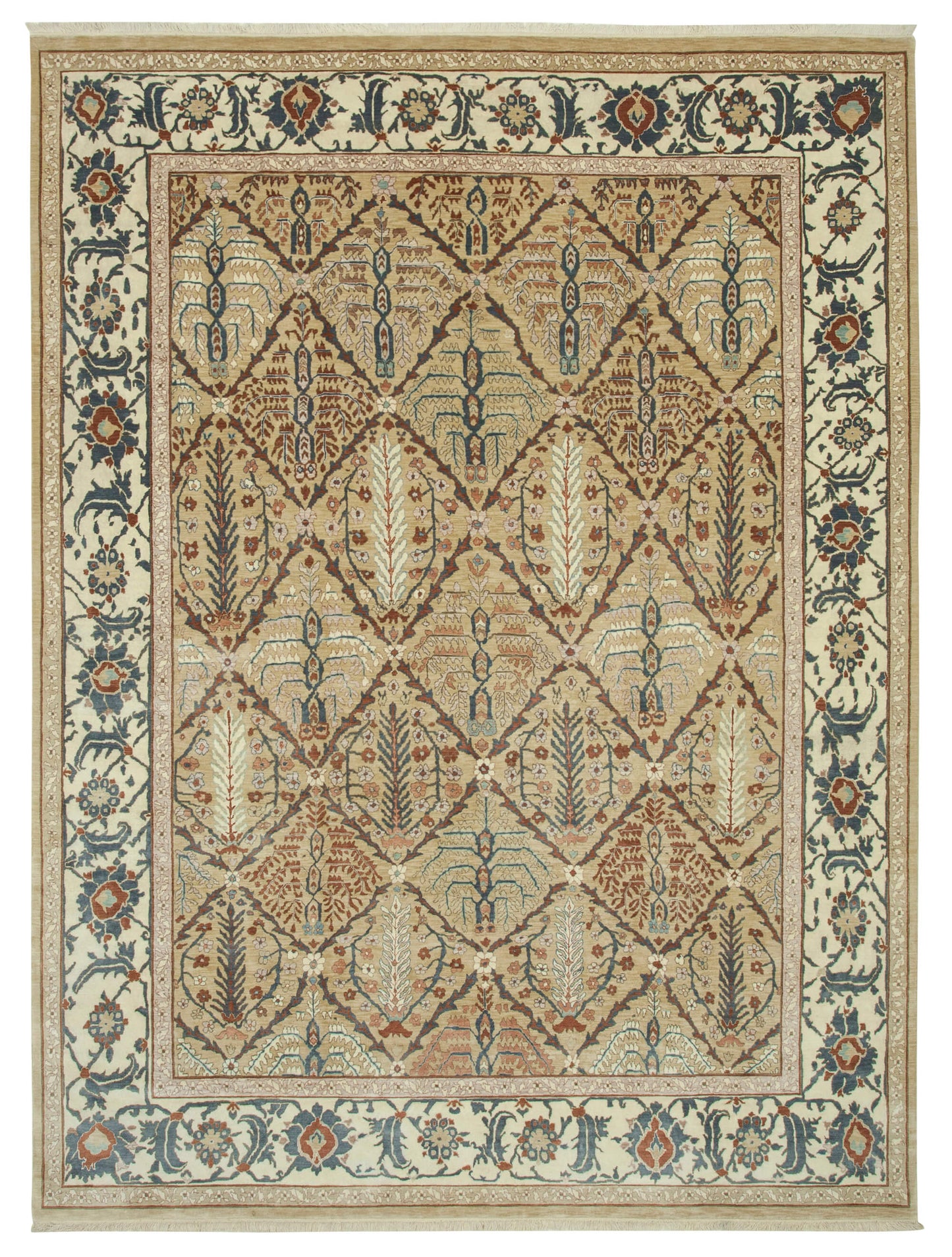 9x12 Beige Oushak Rug - 35839