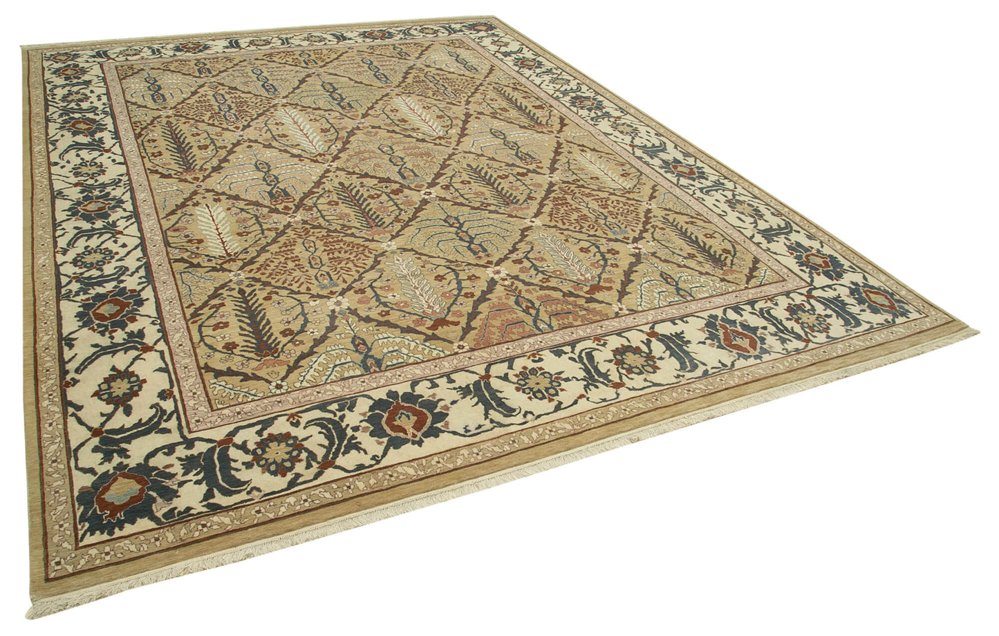 9x12 Beige Oushak Rug - 35839