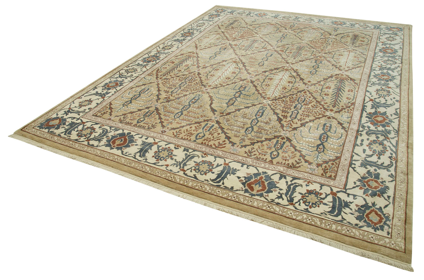 9x12 Beige Oushak Rug - 35839