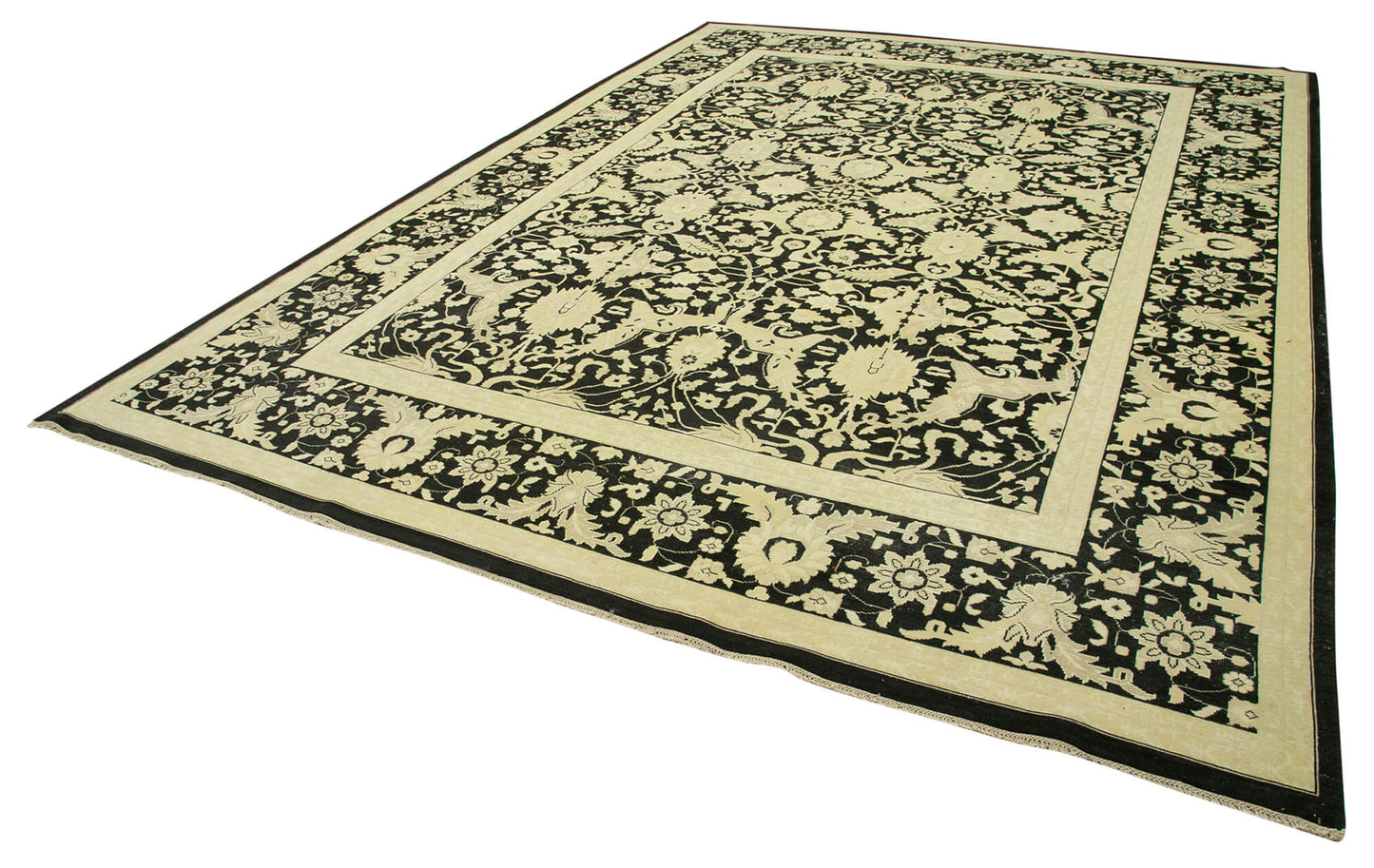 9x13 Beige Oushak Rug - 35840