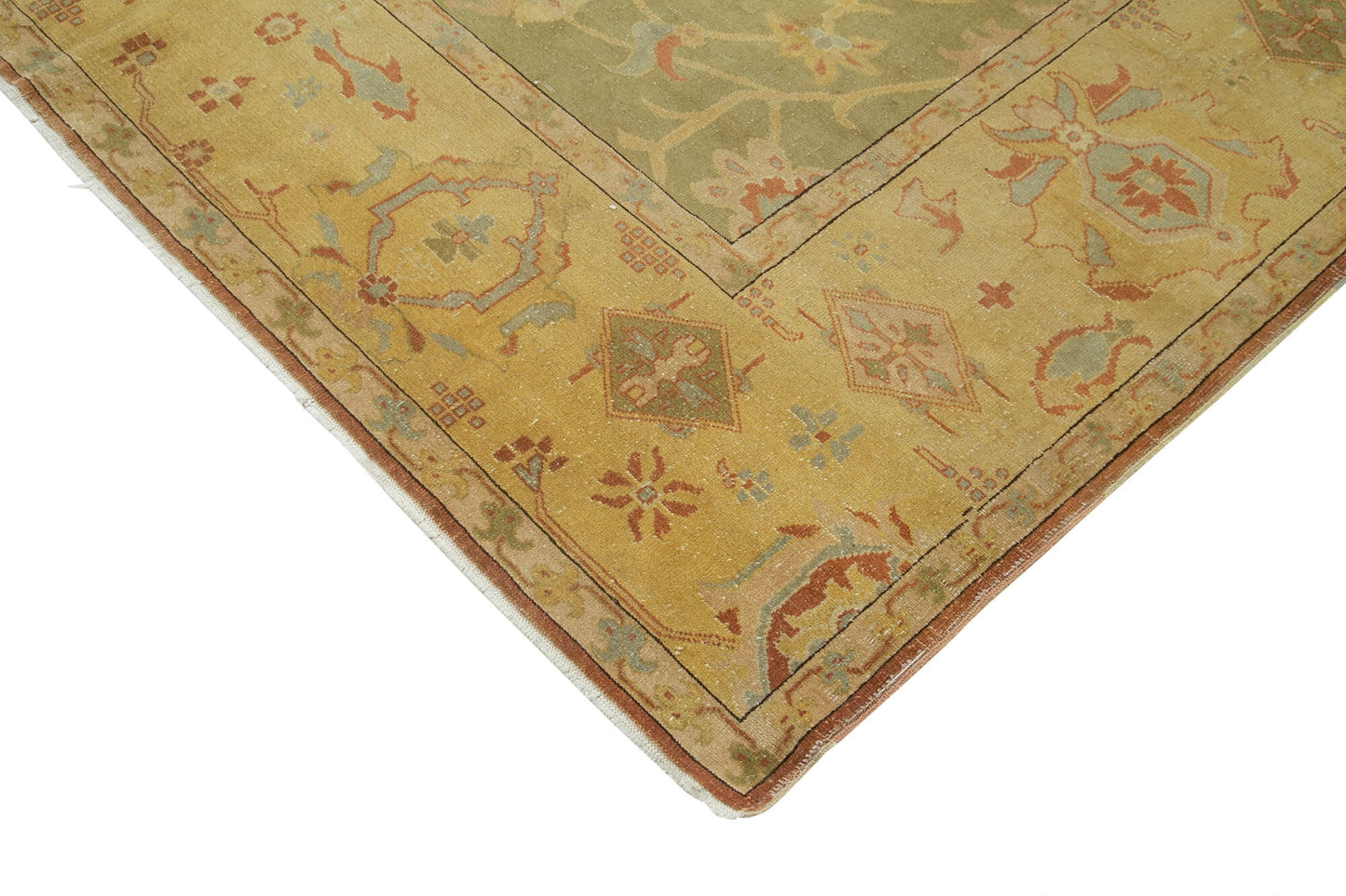 8x10 Yellow Oushak Rug - 35841