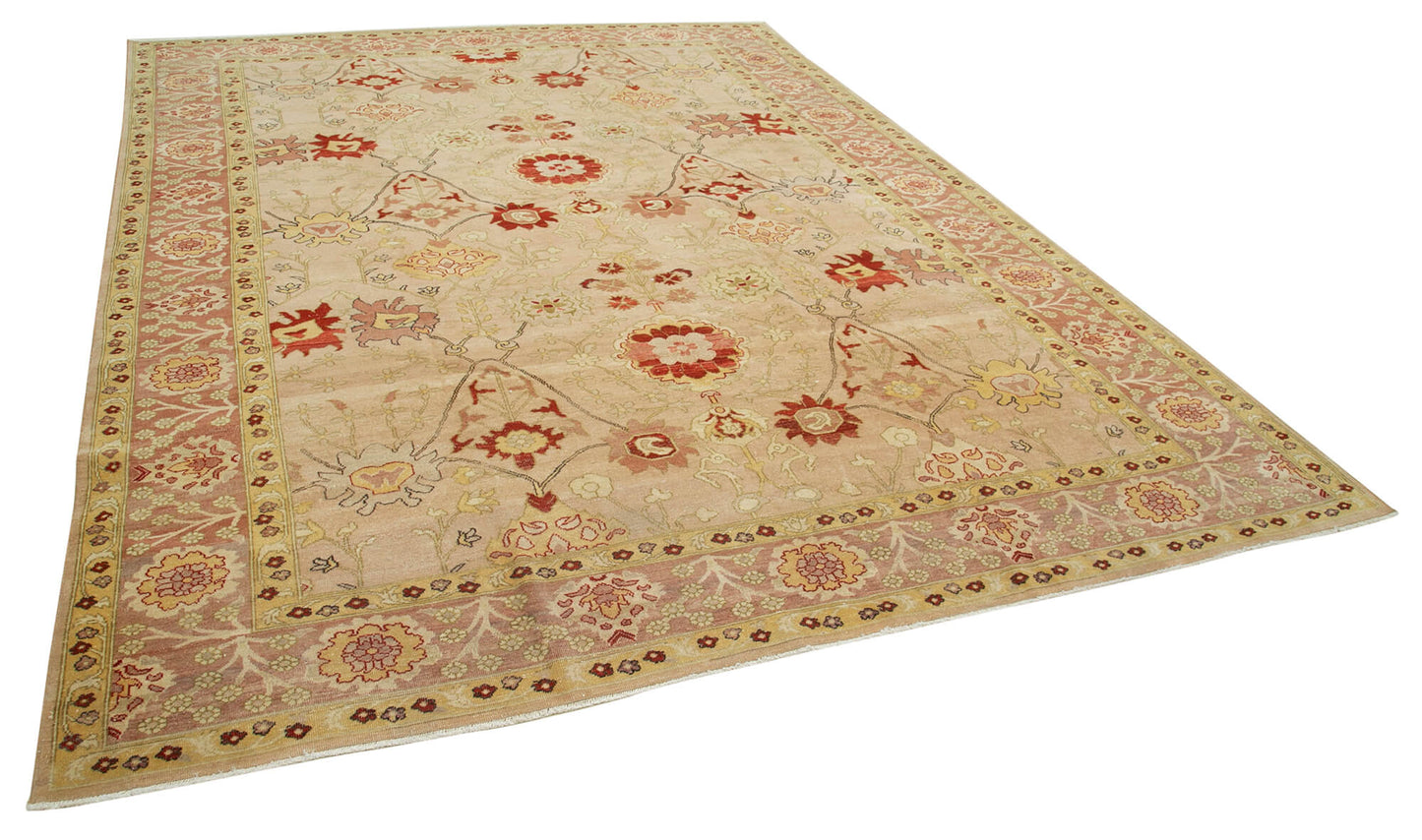 9x12 Beige Oushak Rug - 35842