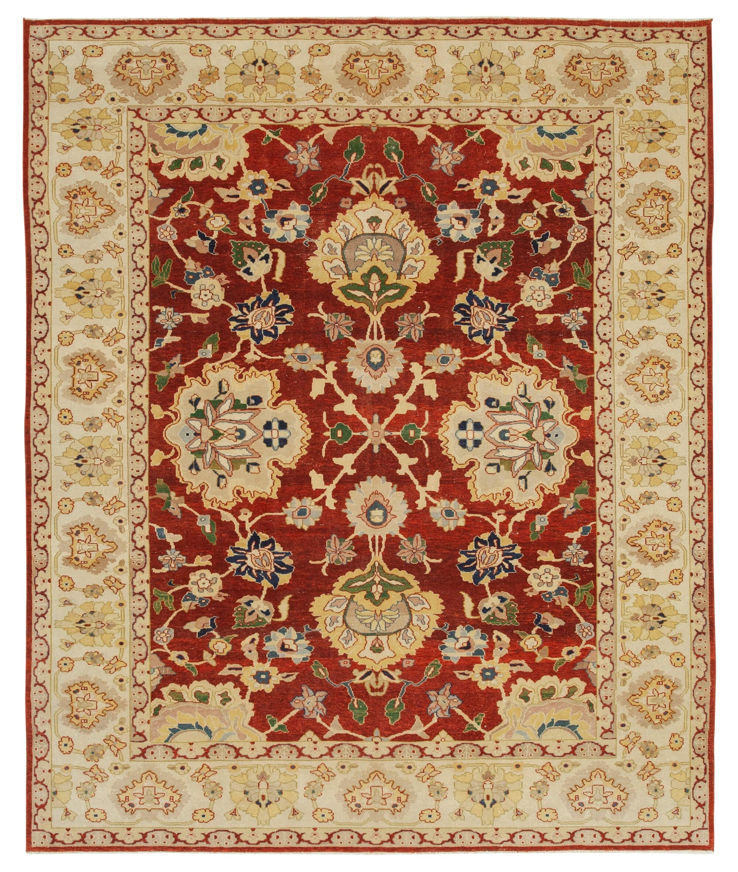 8x10 Beige Oushak Rug - 35843