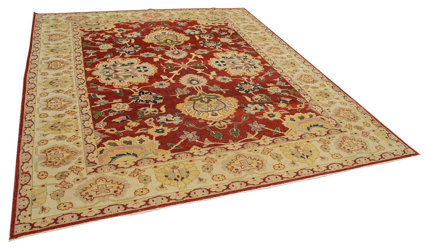 8x10 Beige Oushak Rug - 35843