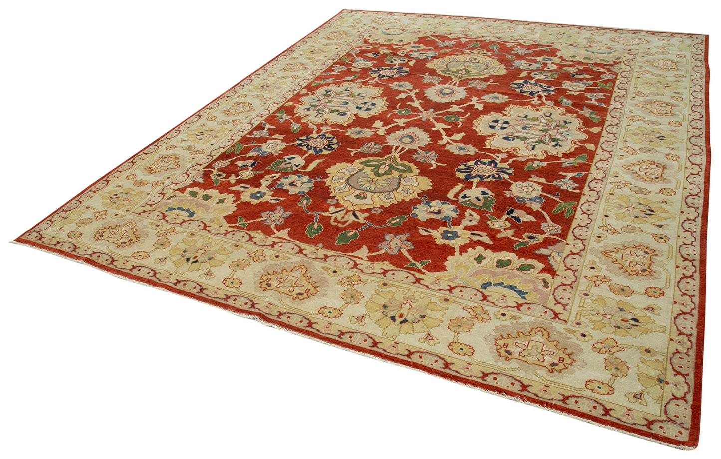 8x10 Beige Oushak Rug - 35843