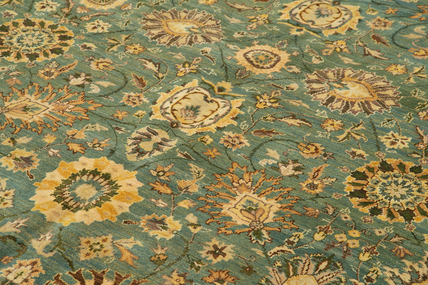 9x12 Yellow Oushak Rug - 35845