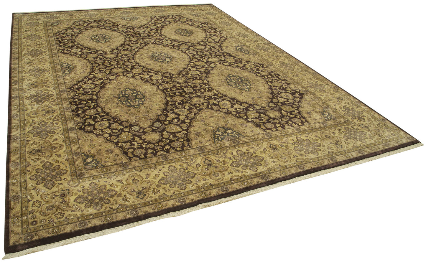 9x12 Yellow Oushak Rug - 35846