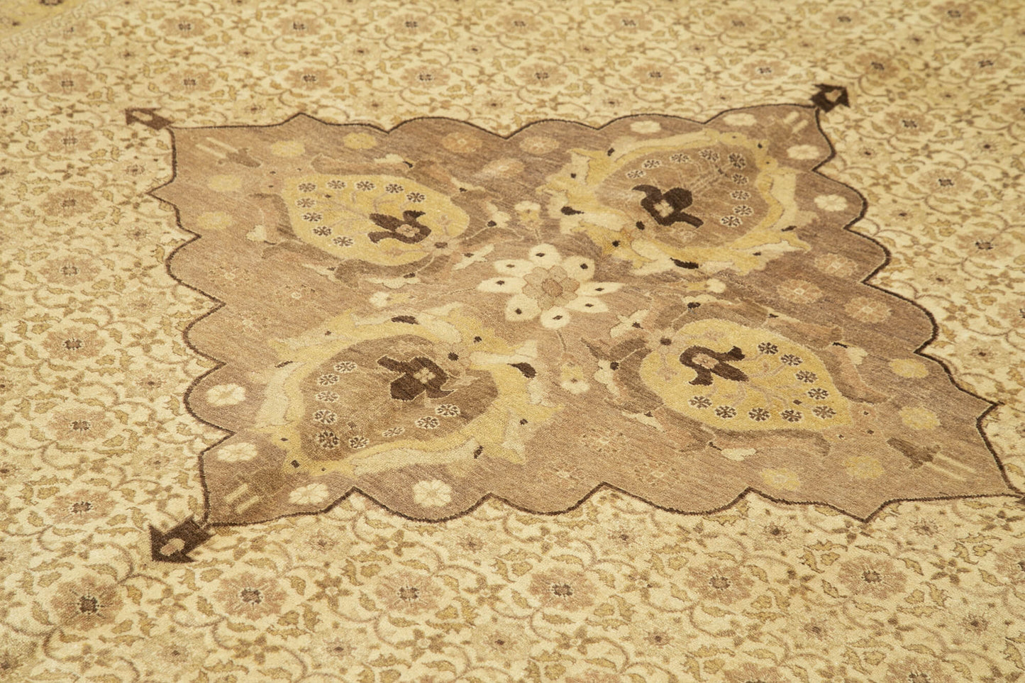 9x12 Beige Oushak Rug - 35849