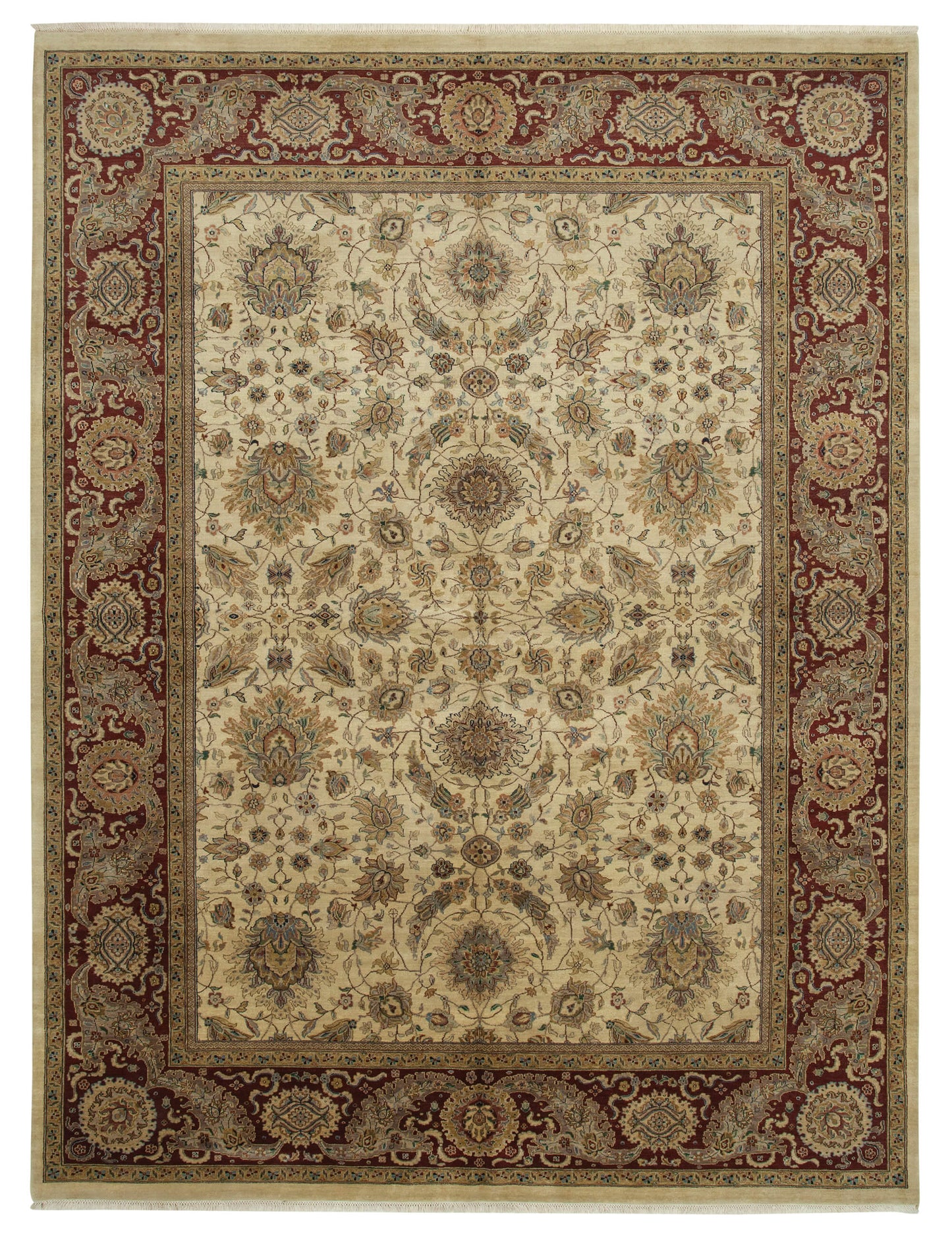 9x12 Beige Oushak Rug - 35850