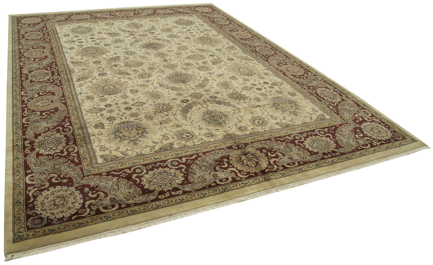 9x12 Beige Oushak Rug - 35850