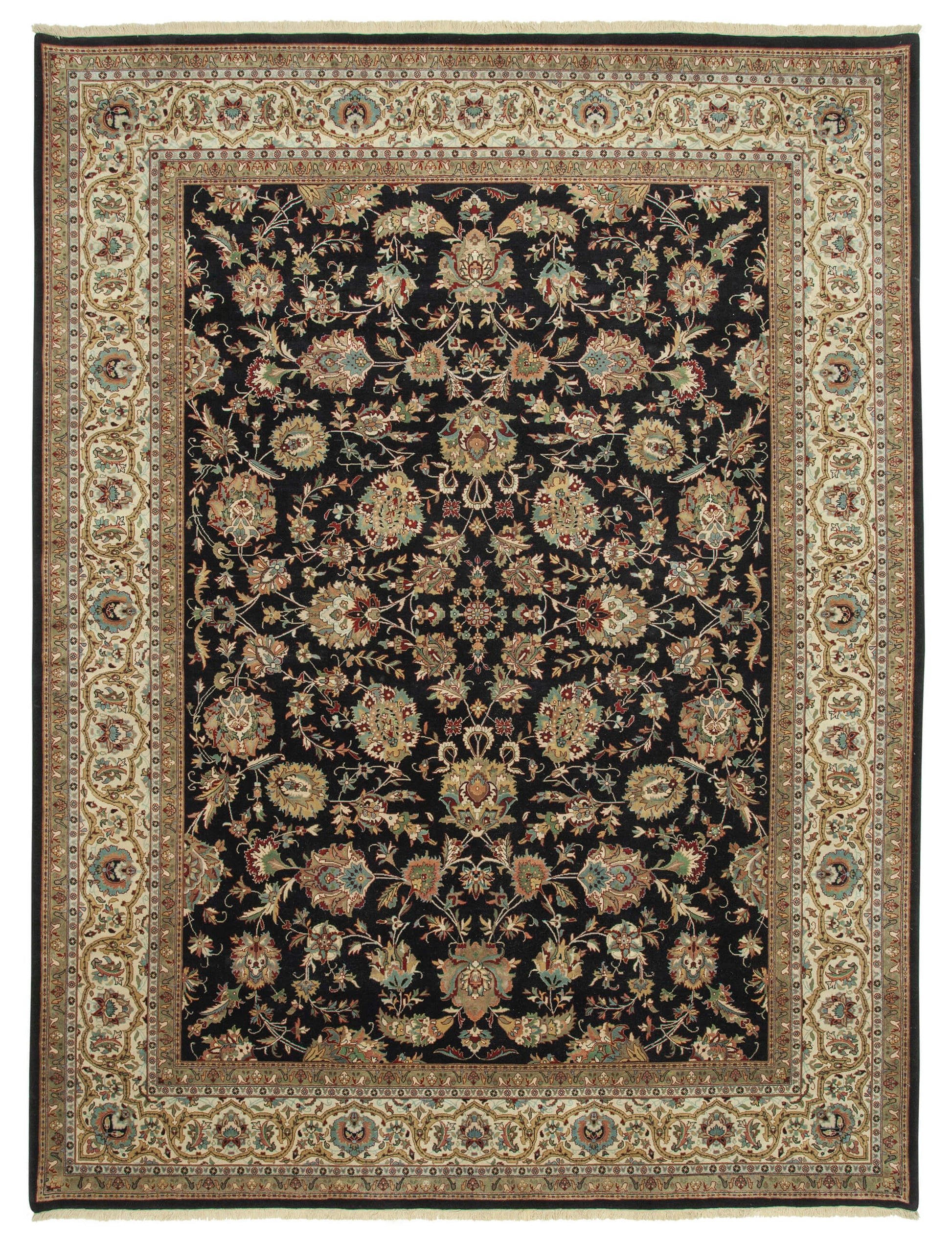 9x12 Black Oushak Rug - 35852