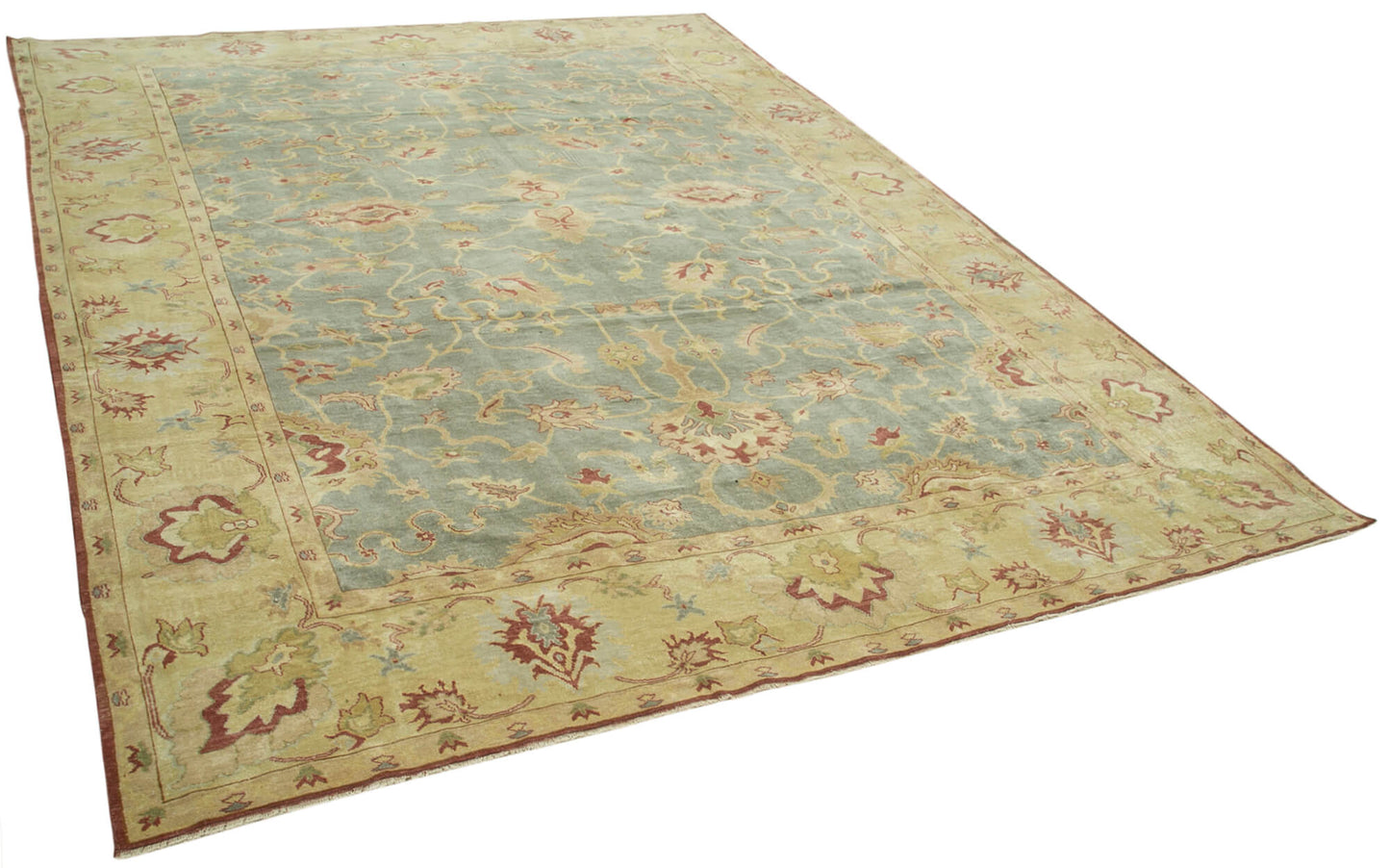 10x14 Yellow Oushak Rug - 35860