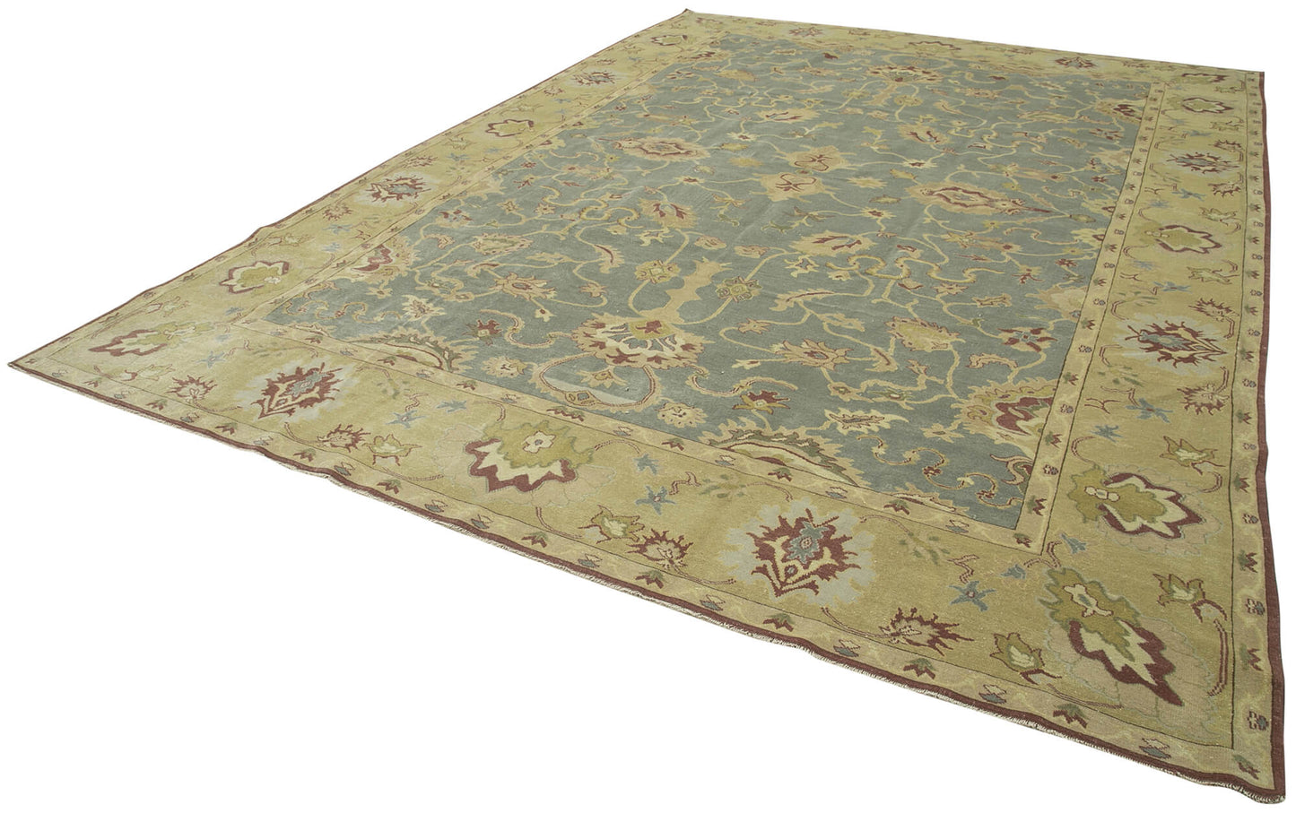 10x14 Yellow Oushak Rug - 35860