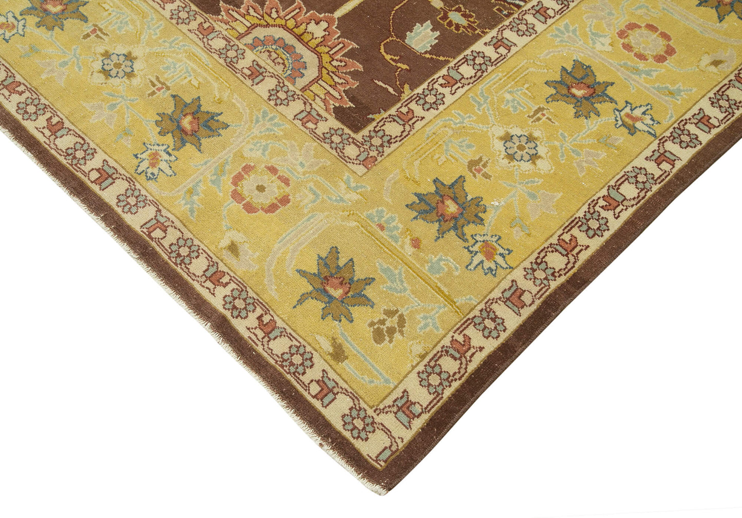 11x14 Brown Oushak Rug - 35861