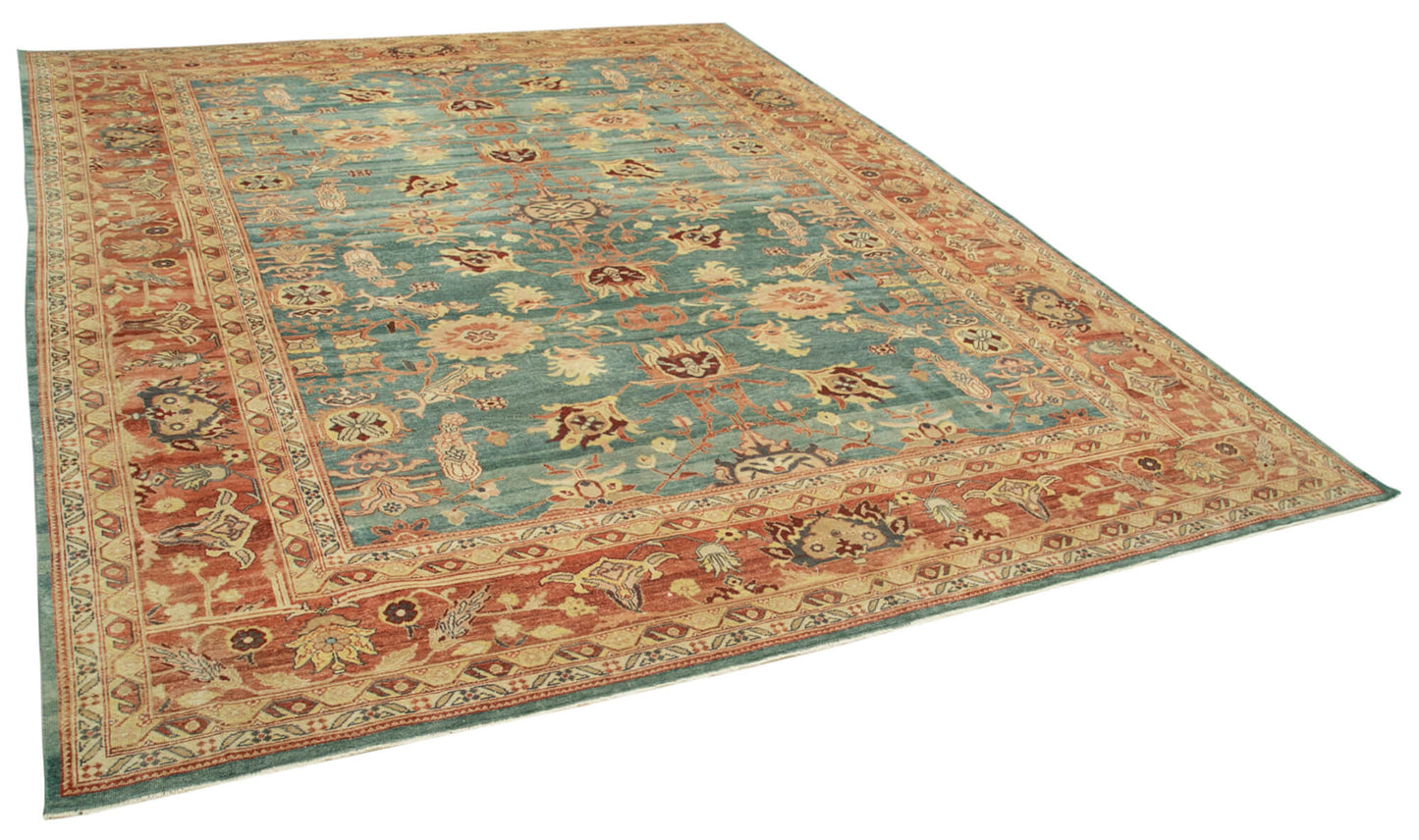 10x14 Red Oushak Rug - 35863