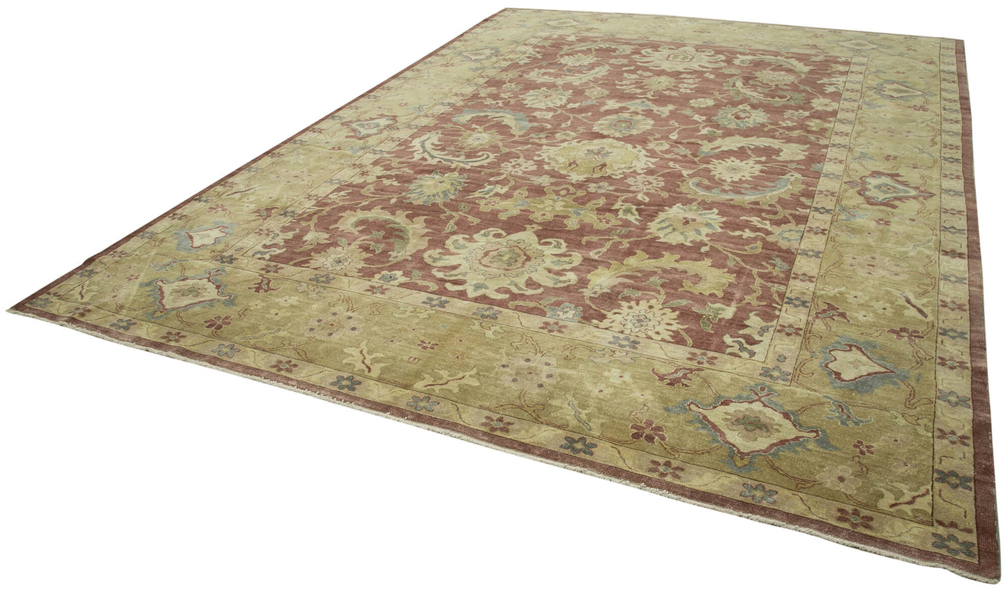 10x14 Yellow Oushak Rug - 35864