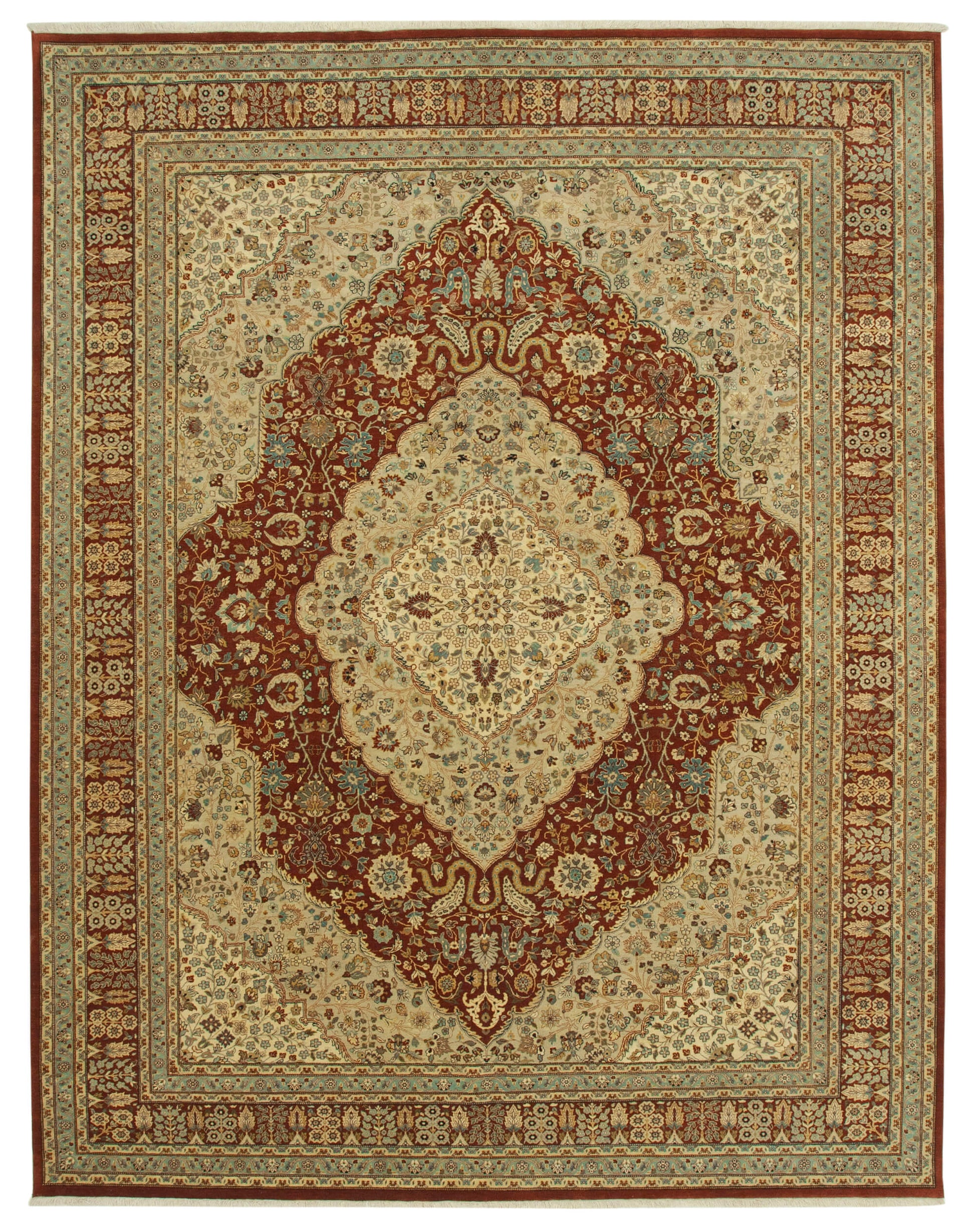 9x12 Yellow Oushak Rug - 35868