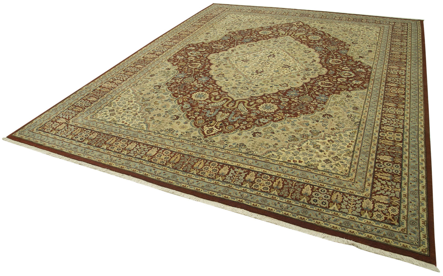 9x12 Yellow Oushak Rug - 35868