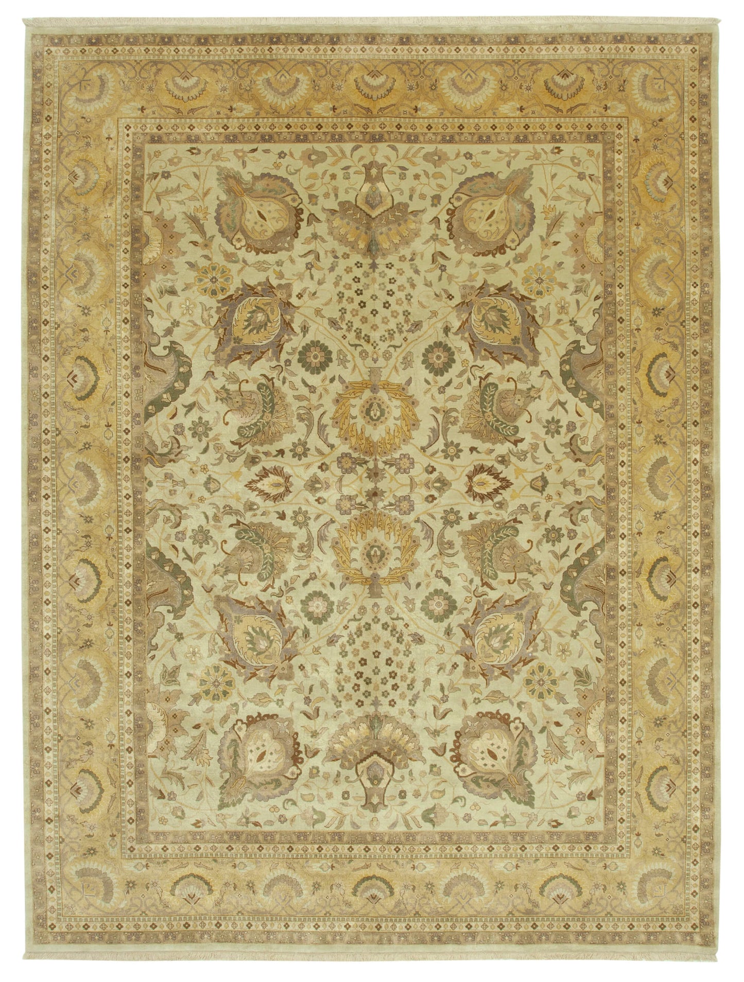 9x12 Beige Oushak Rug - 35871