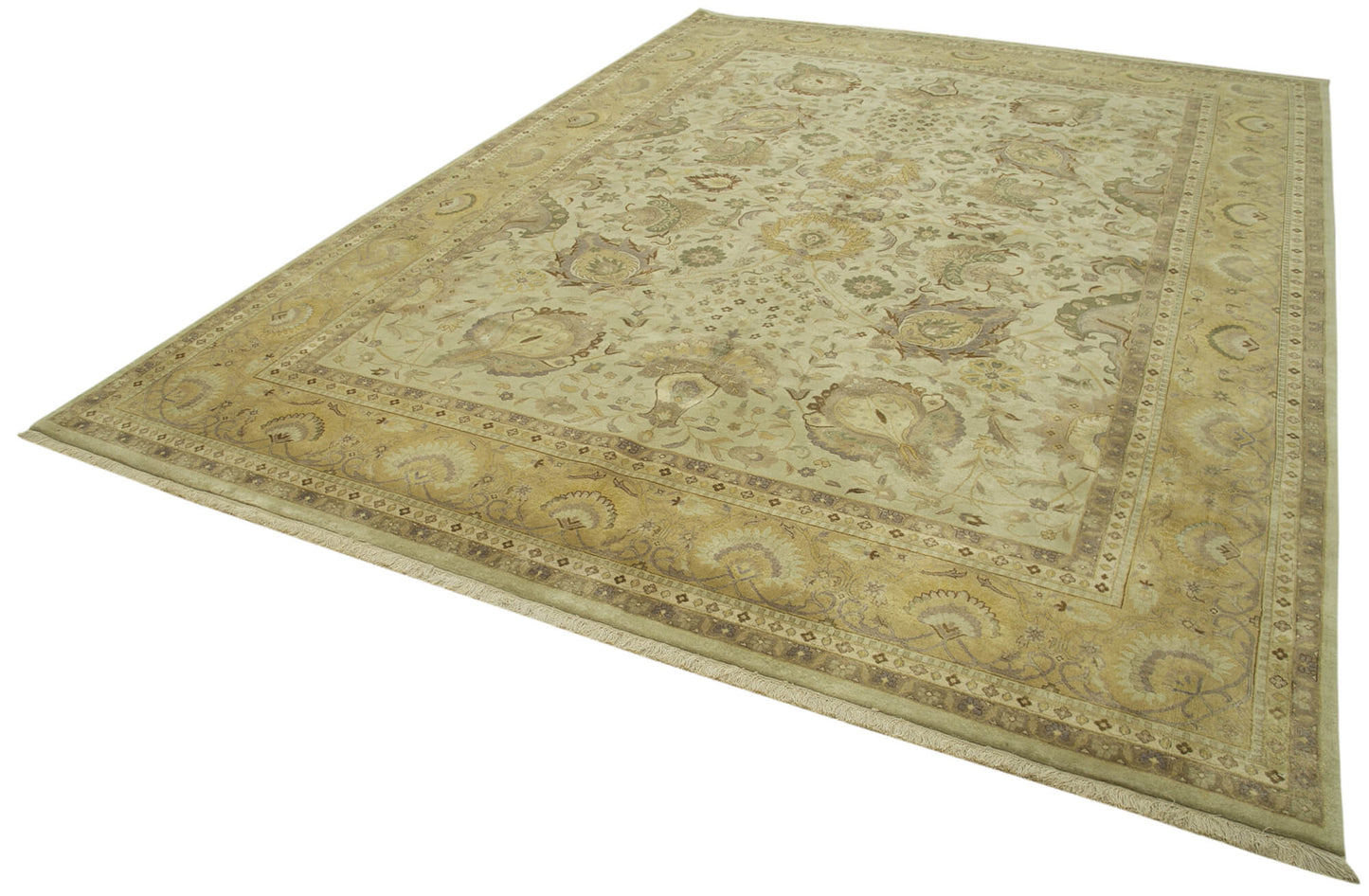 9x12 Beige Oushak Rug - 35871