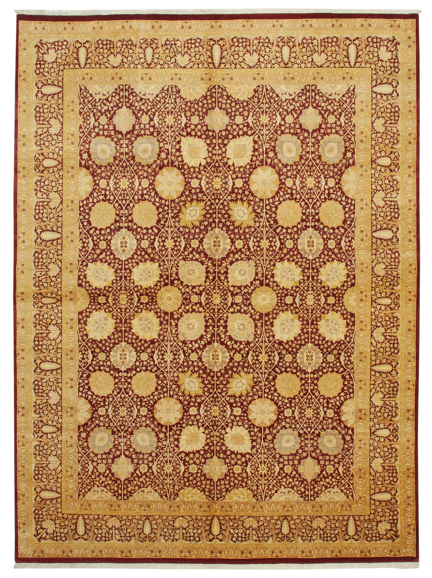 9x12 Yellow Oushak Rug - 35872